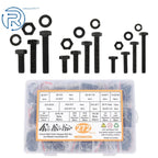 Set of 272 Hex Head Cap Bolts and Nuts Combination Kit Carbon Steel