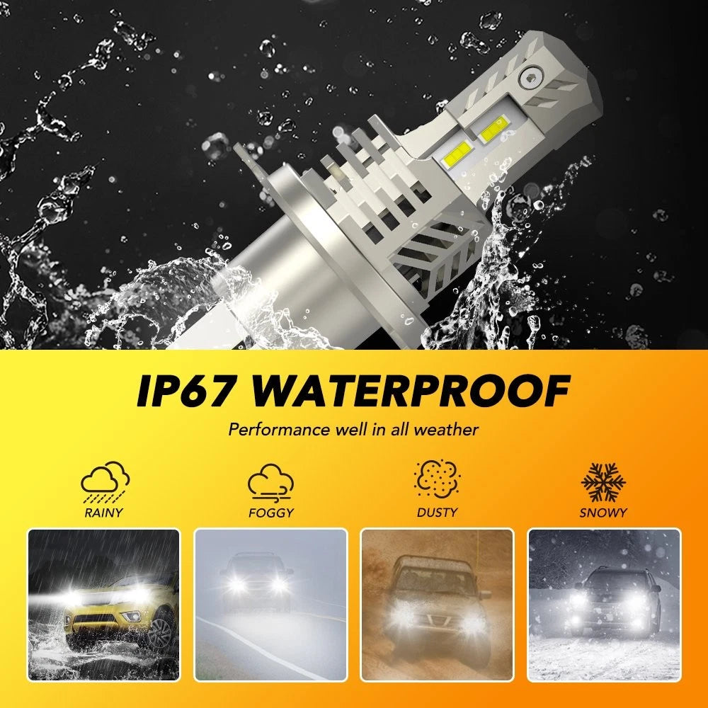 2X H4 LED Headlight Bulbs for [Make Model]