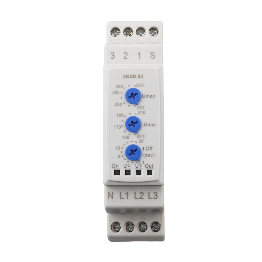 3-Phase Overvoltage Undervoltage Protection Relay SKAD04 220VAC