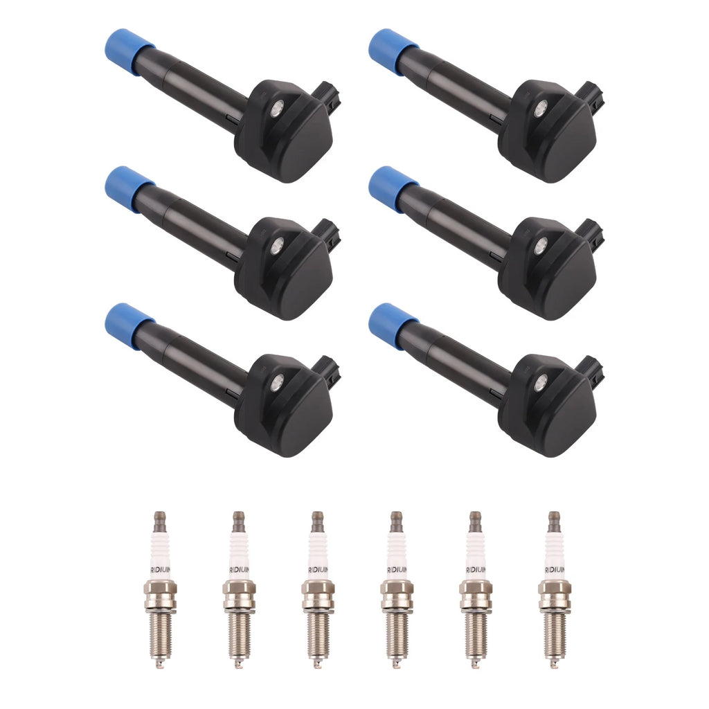 Set of 6 Ignition Coils for Acura TL/TSX/RL (2009–2014) 30520R70A01 C1624 UF603