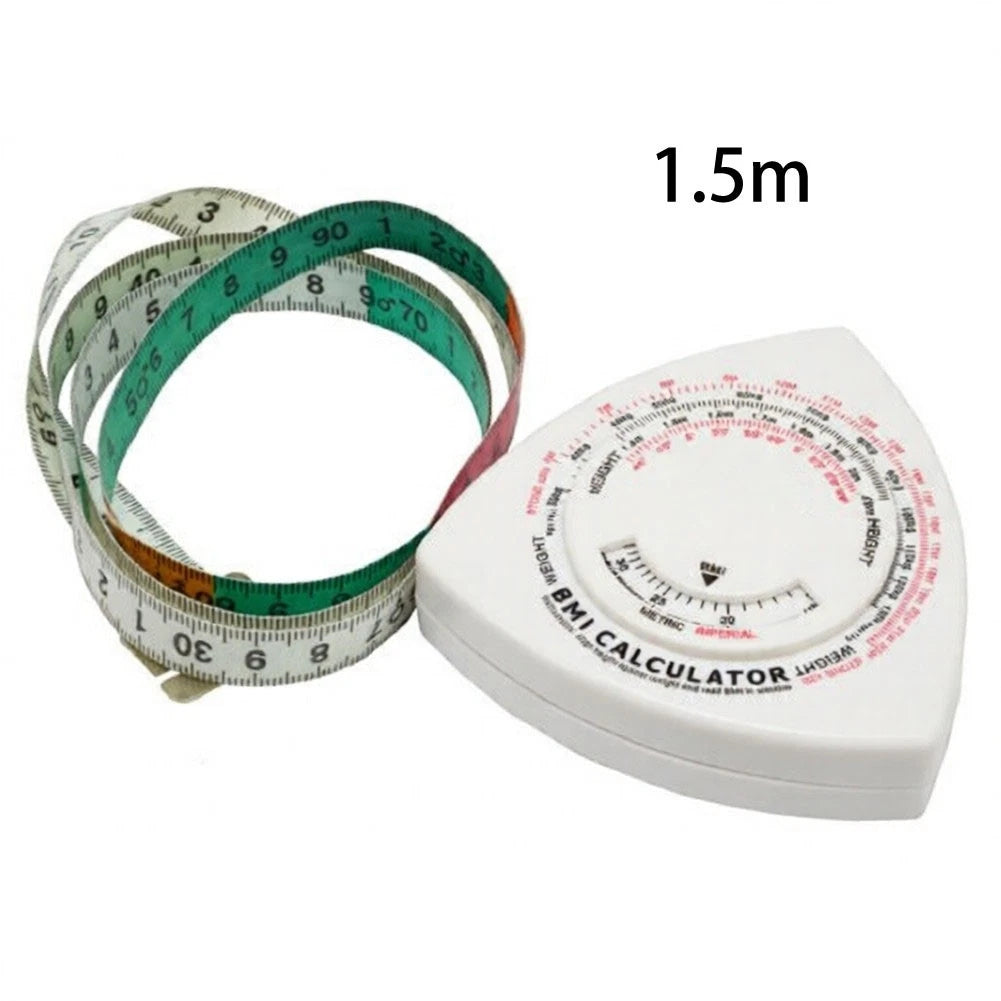 5m Tape Measure for Body Mass Index with Waist to Hip Ratio Calculator