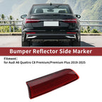 Rear Left Inner Side Bumper Reflector No. 4K0945103D for Audi A6 Quattro (2019–2023)
