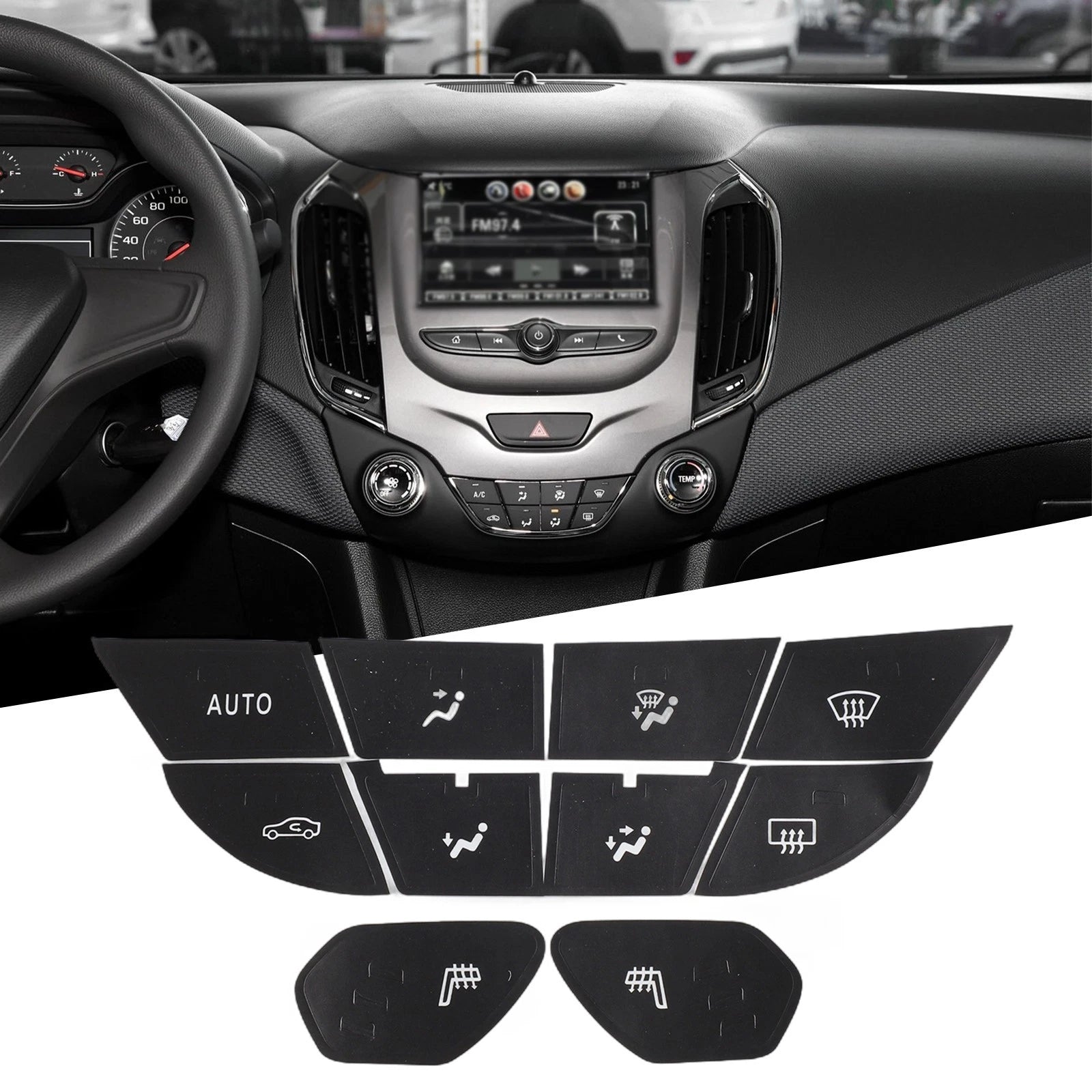 Button Repair Sticker for Chevrolet Cruze (2011–2016)