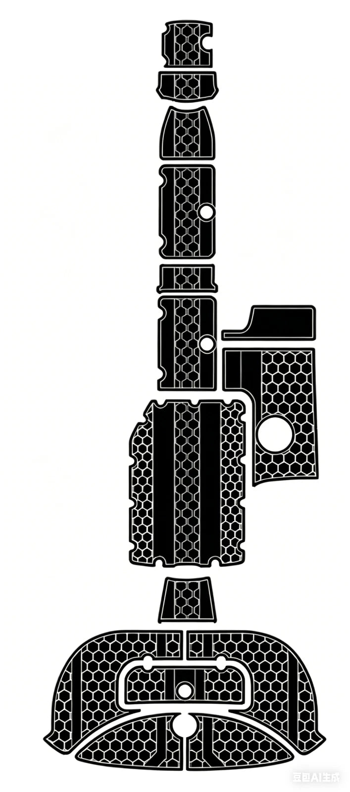 Eva Foam Traction Mats for Yamaha AR/SX210 (2006–2011)