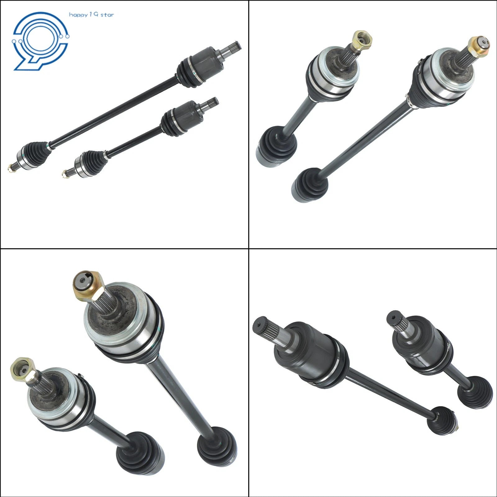 Set of 2 CV Axle Shafts for Honda Accord FWD (2003–2007)