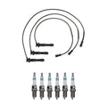 Denso 7mm Wire Set & 6 Iridium Power Spark Plugs Kit for Kia Sorento (2003–2009)