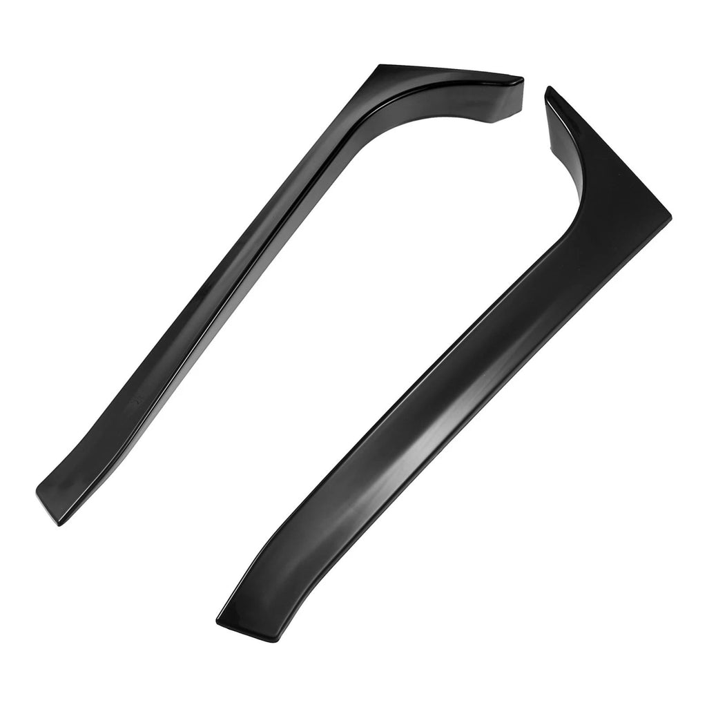 2pcs Black Rear Window Side Spoiler Trim for Volkswagen Golf 6 MK6 GTI R