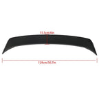 Matte Black Rear Trunk Wing Spoiler with Brake Light for Toyota Corolla (2009–2013)