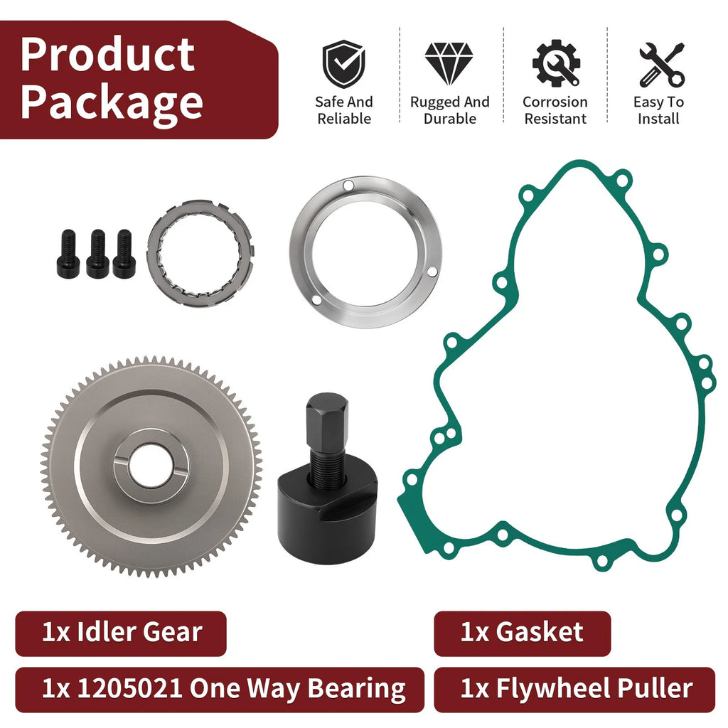 One Way Bearing Starter Clutch Gear Gasket Puller for Polaris General 1000 XP (2016–2023)