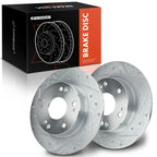 Rear Side Drilled Brake Rotors for Honda Civic (2006–2015) Acura ILX CSX