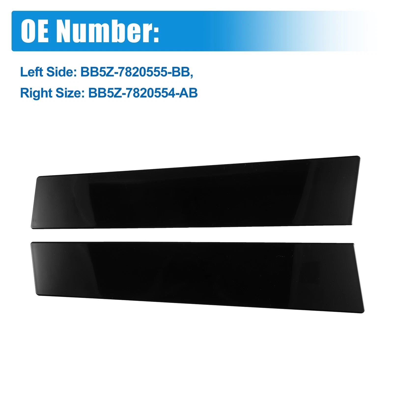 Windshield B Pillar Trim Set for Ford Explorer (2011) BB5Z-7820555-BB
