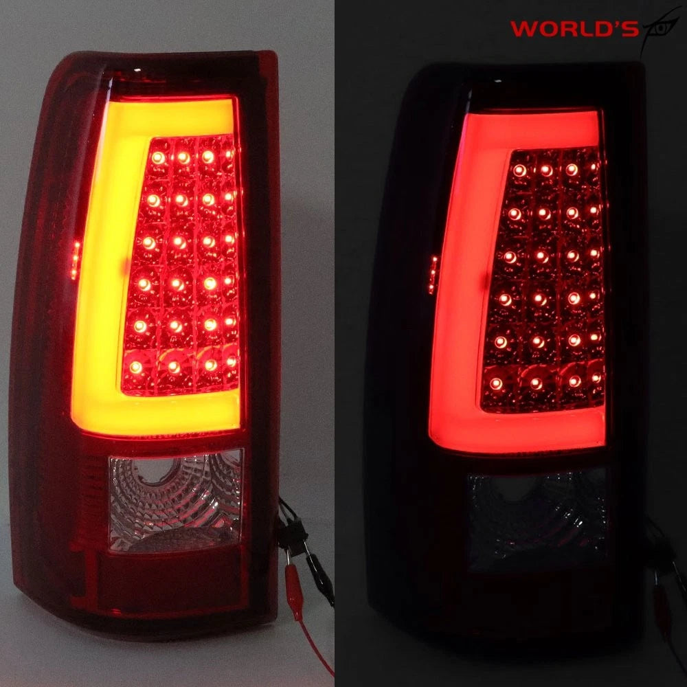 Set of 2 Red LED Tail Lights for Chevy Silverado 1500 2500 (2003–2006)