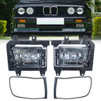 Front Bumper Fog Light Daytime Running Lamp for BMW E30 318i 320 325i (1982–1994)