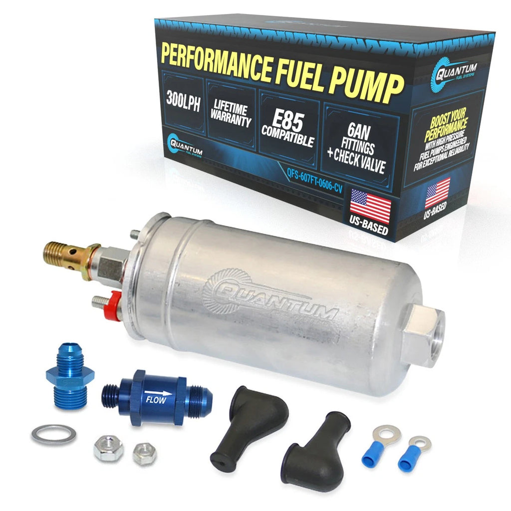 Fuel Pump 300LPH + 6AN Check Valve for Chevy Camaro (1993–2002) 0580254044