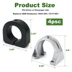Rear Spring ISO Mount Cap with Rubber Bushing for E-Z-GO Workhorse 800/1200