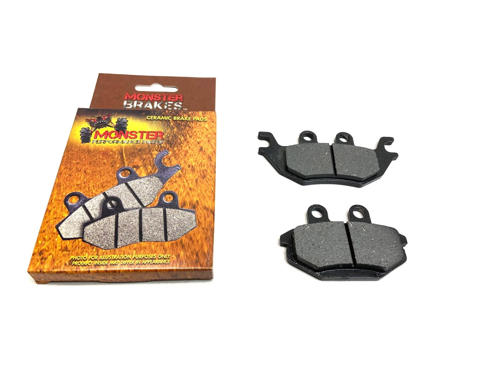 Monster Ceramic Rear Brake Pads for Kawasaki Mule (2015–2023) 43082-0140