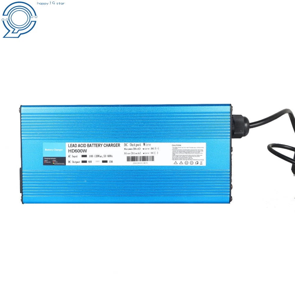 10 Amp Battery Charger for E-Z-Go RXV Golf Carts (48 Volt)