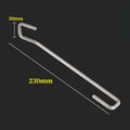 Stainless Steel Car Door Support Rod Hook for Trunk (30mm Diameter)
