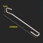 Stainless Steel Car Door Support Rod Hook for Trunk (30mm Diameter)
