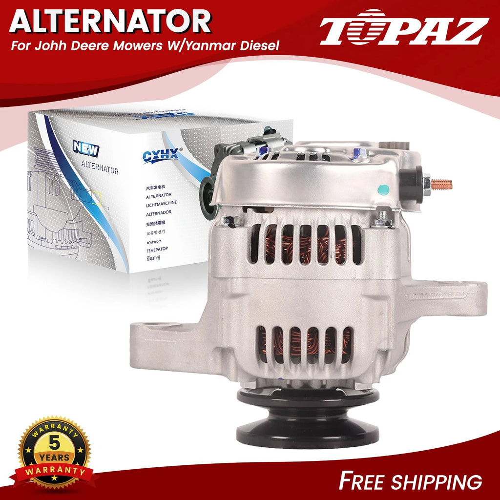 Alternator for John Deere Mowers (Yanmar Diesel, 12V 40A)