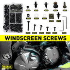 Aluminum Fairing Bolt Screw Kit for BMW R1100RT R1150RT (1996–2001) Black