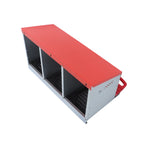 3 Hole Metal Nesting Boxes for Chicken Coop