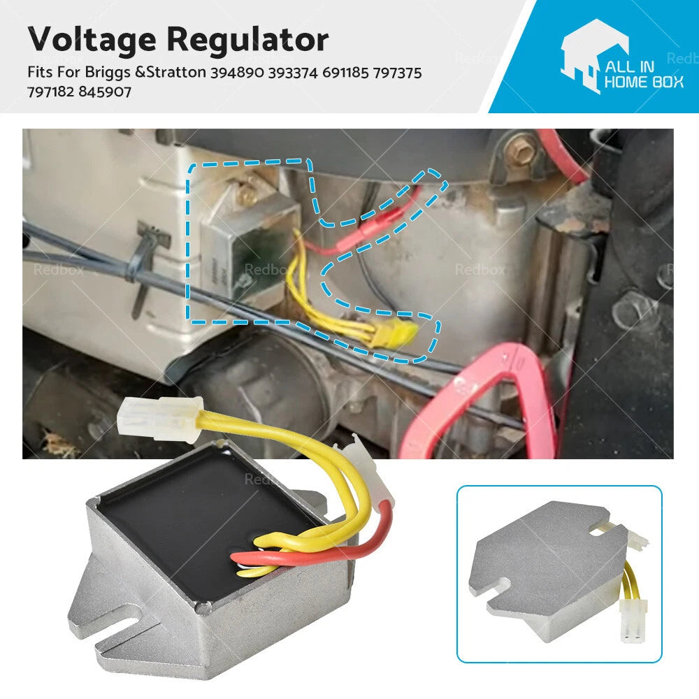 Voltage Regulator Rectifier for Briggs & Stratton (797375, 797182, 394890)