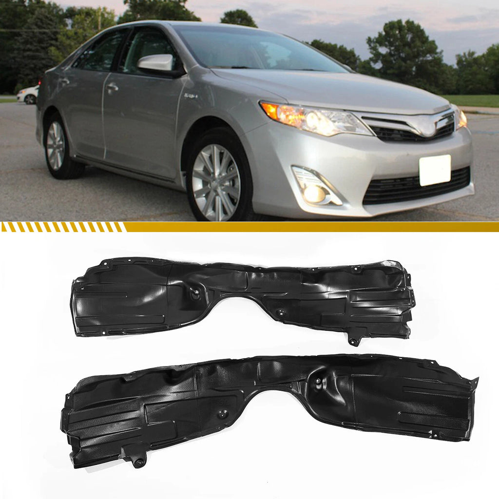 Fender Liner Set of 2 for Toyota Camry 2012–2014 Front LH & RH