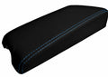 Carbon Fiber Console Lid Cover for Infiniti G35 Coupe (2002–2007) Blue Stitch
