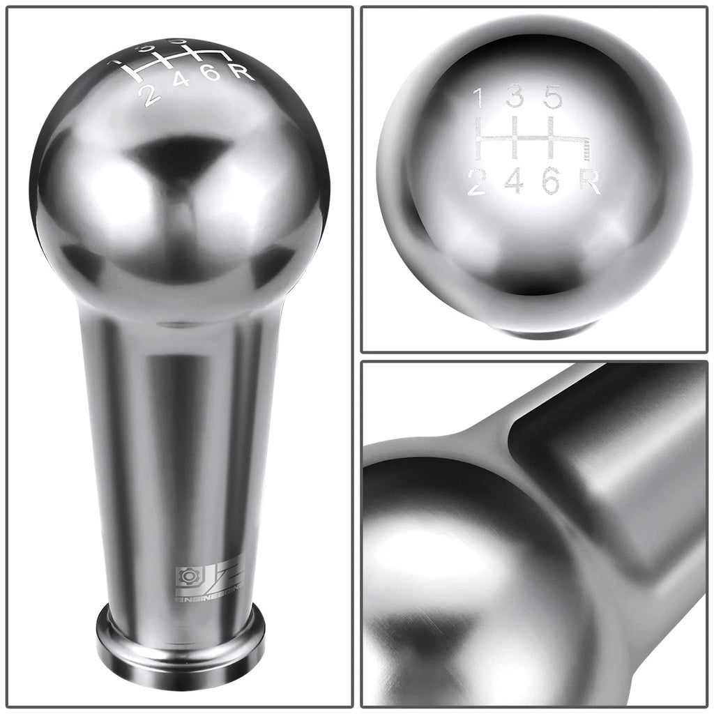 46mm 6-Speed Aluminum Shift Knob for Universal Applications (M8 M10 M12)