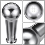 46mm 6-Speed Aluminum Shift Knob for Universal Applications (M8 M10 M12)