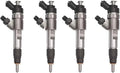 Set of 4 Fuel Injectors 0445110786 0445110792 for Quanchai 4D22EA