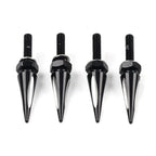 Windshield Spike Bolts 4 x Aluminum Black & White for Harley Road Glide (2015+)