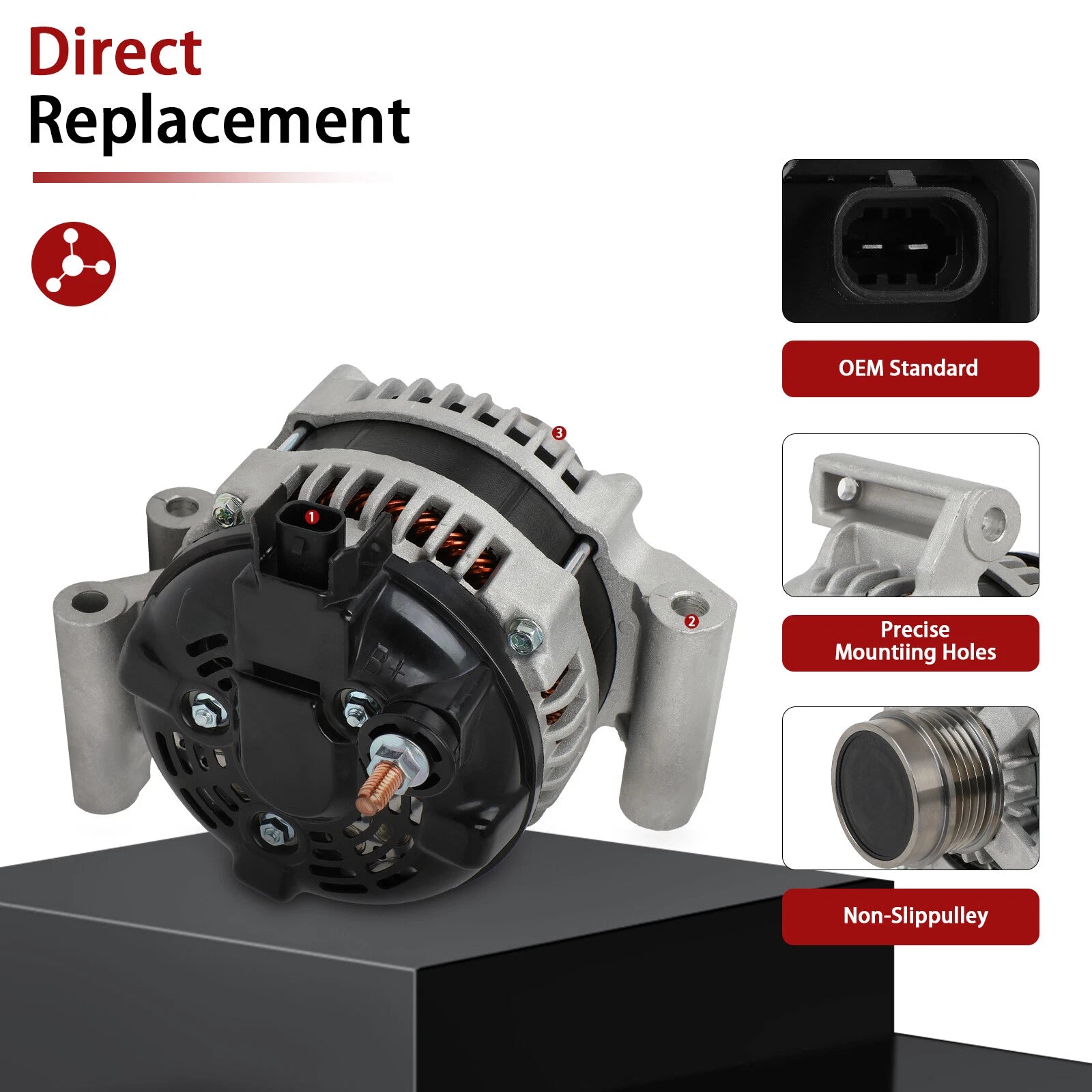 Alternator 150A for Buick Regal (2014-2017) & Chevrolet Malibu (2013-2019)