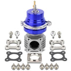 Universal 46mm Turbo 4-Bolt Wastegate Bypass Exhaust + Spring Blue