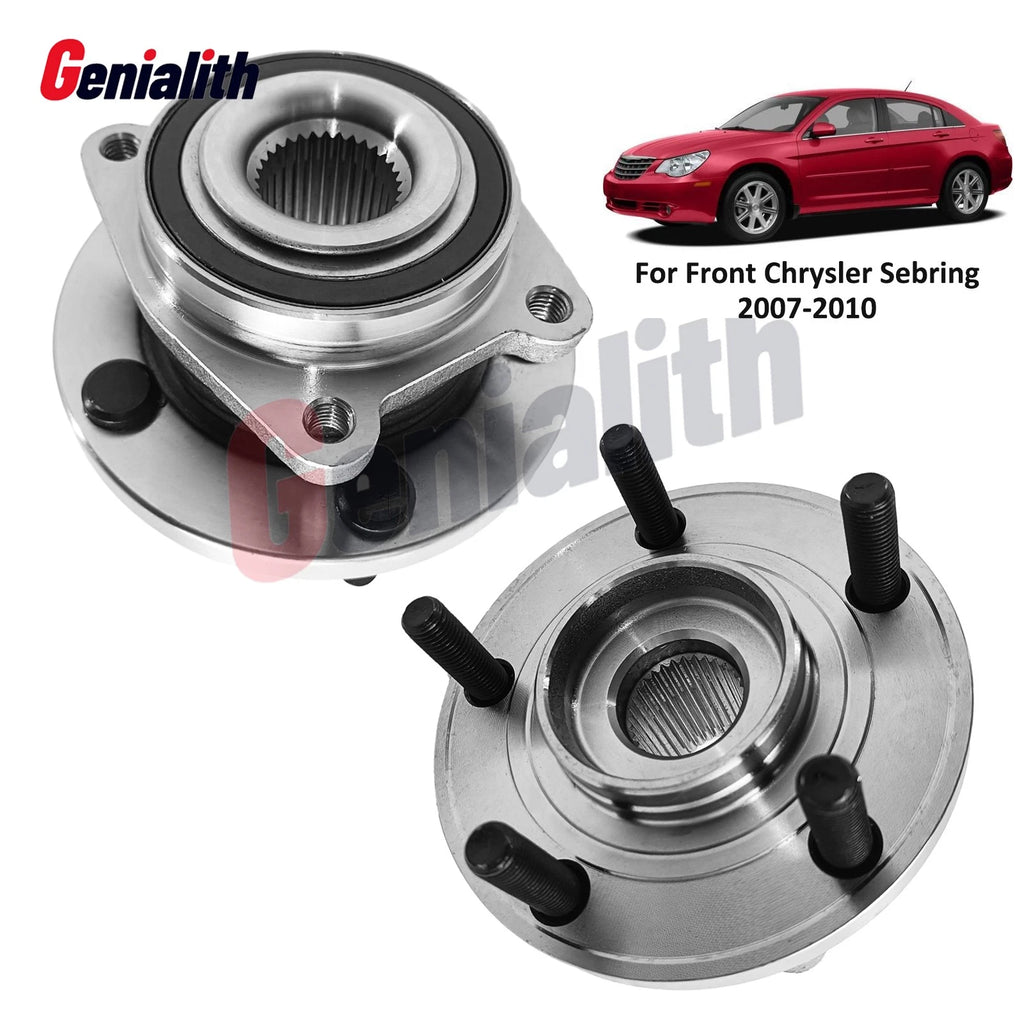 Pair Front Wheel Bearings and Hubs Assembly for Chrysler Sebring (2007–2010)