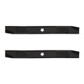 Set of 2 Lawn Mower Blades for Poulan Riding Mowers 42" Decks (Repl. 532139775)