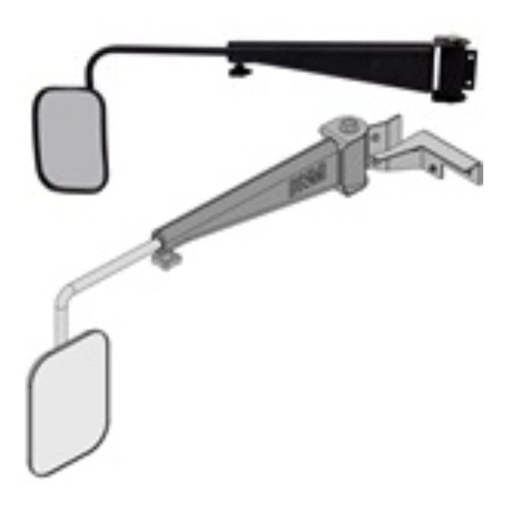 Tractor Mirror Assembly LH for CIH Magnum (1971–1972) 8" x 11" Extendable Arm