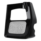 Black Fairing Spoilers Radiator Cover for Harley Road King Glide (2017–2022)
