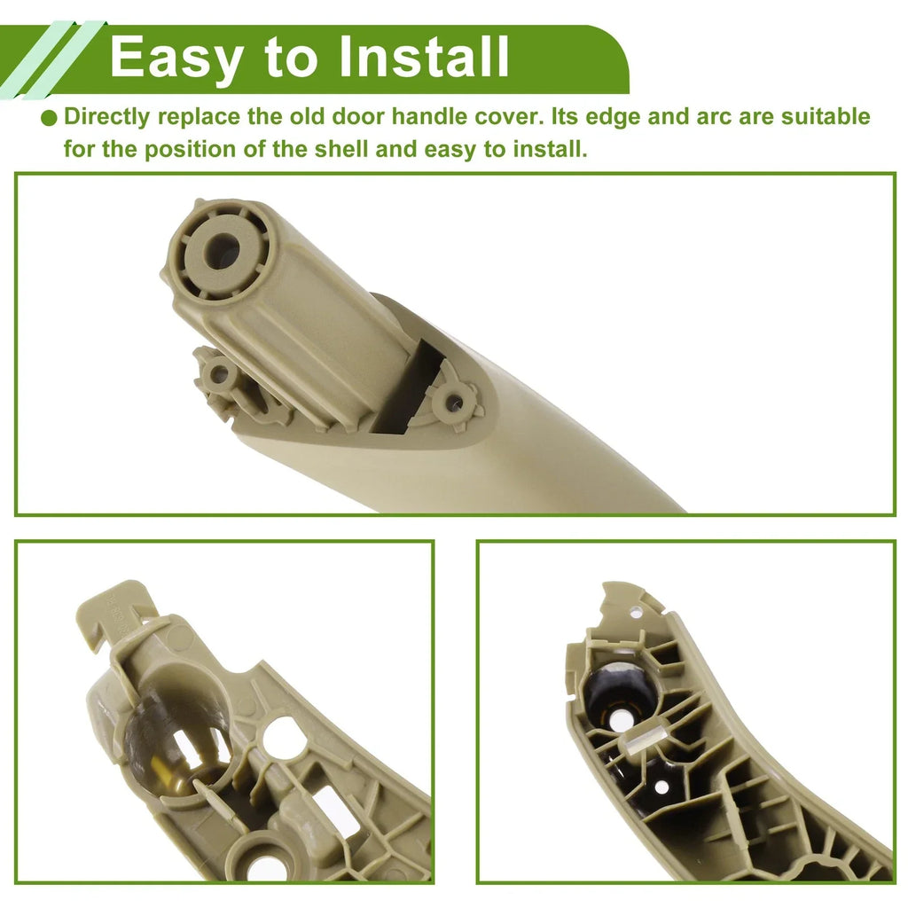 Door Panel Handle Pull Trim Cover for BMW 5 Series G30 Beige