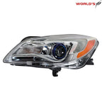 Headlight for Buick Regal (2014–2017) Projector Halogen Chrome Housing Left