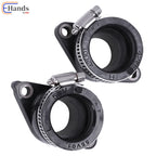 2X Carb Intake Manifold Boots for Yamaha TT350 XT350 (1986–1987) 42U-13596-01-00