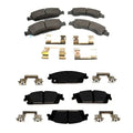 Set of 4 Brake Pad Sets for Cadillac Escalade, Chevrolet Tahoe, Yukon (Police Package)