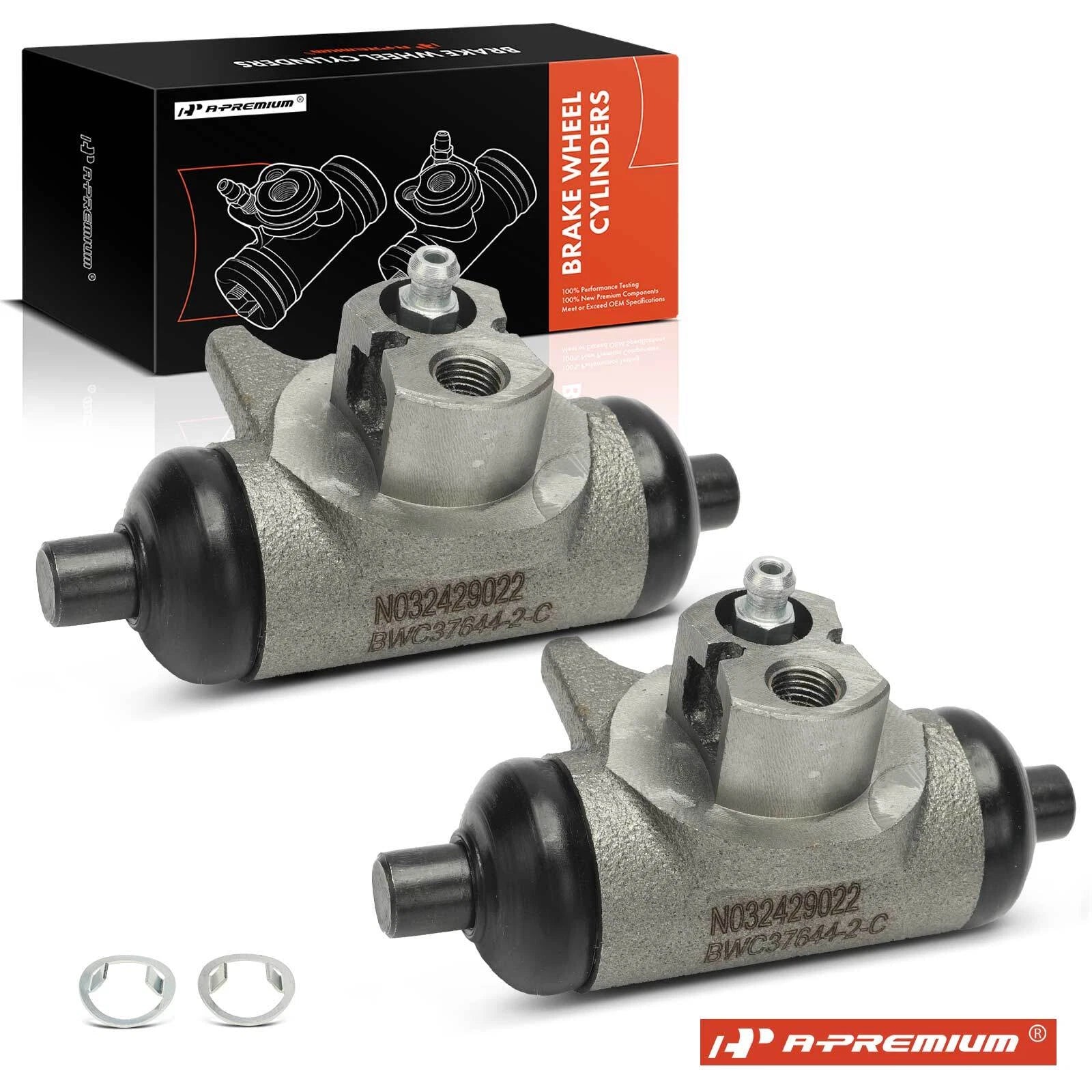 2X Rear Drum Brake Wheel Cylinder for Chevrolet S10 GMC S15 (1982–1988)