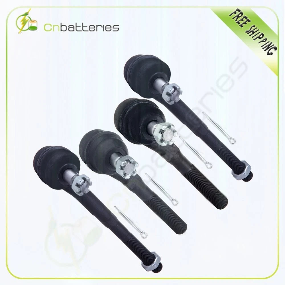 Set of 4 Front Inner Outer Tie Rod Ends for Ford F-250 1997