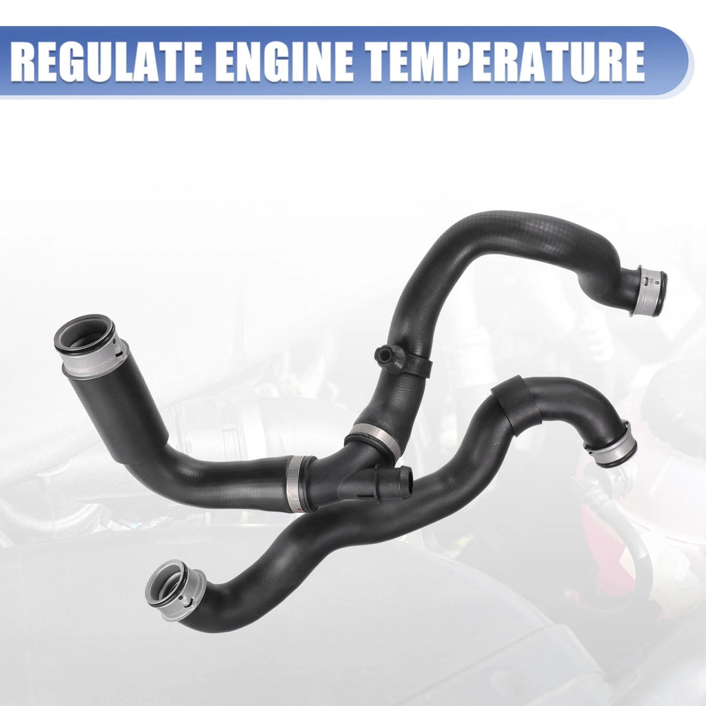 Set of 1 Heater Hose Radiator Tank Pipe for Mercedes-Benz C230 (2001–2007)