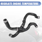 Set of 1 Heater Hose Radiator Tank Pipe for Mercedes-Benz C230 (2001–2007)