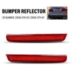 Rear Bumper Reflector for Acura MDX (2010–2013) 33555-STX-A11 33505-STX-A11
