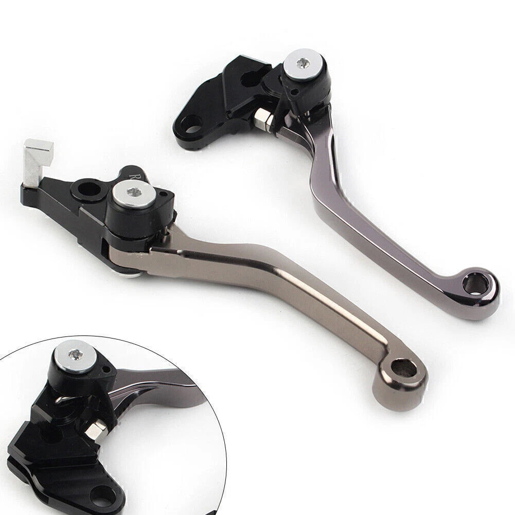 Titanium Pivot Dirt Clutch Brake Levers for Kawasaki KLX250, D-Tracker (1993–1997)