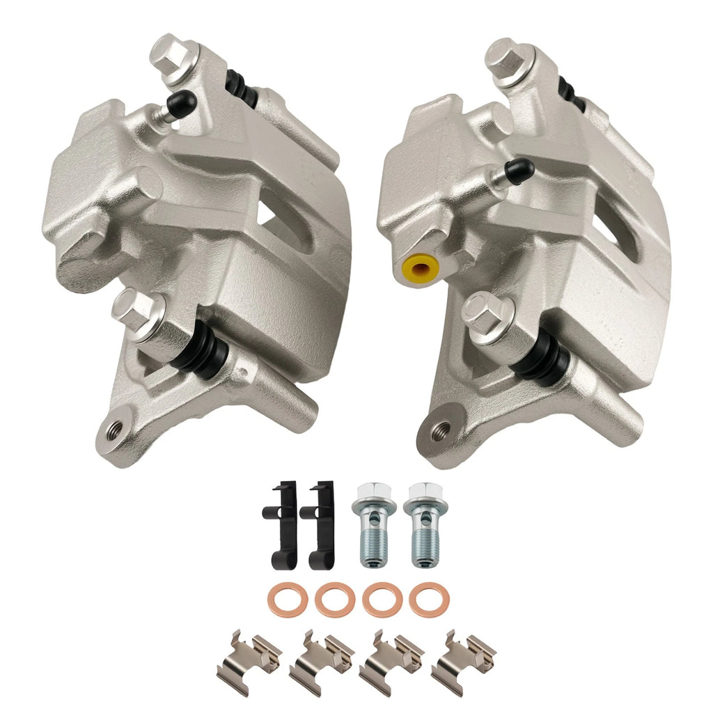 Set of 2 Rear Disc Brake Calipers for Mitsubishi Endeavor (2004–2008) w/Bracket